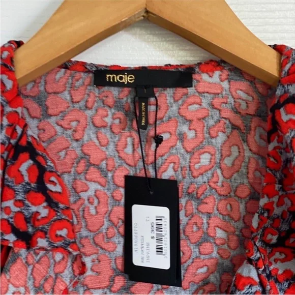 Fall Leopard Wrap Dress - Picture 9 of 12